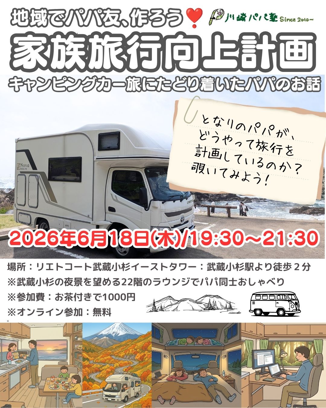 家族旅行向上計画 告知ポスター